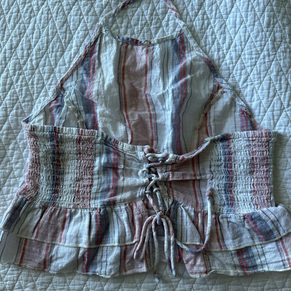 Linen halter top - Picture 3 of 5